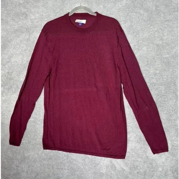Artefact‎ Men's Red Merino Wool Sweater Small Hole Comfortable - Large - Picture 1 of 7
